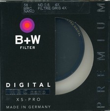 B+W 58mm XS-Pro MRC Nano 802M XSP Solid Neutral Density 0.6 Filter (2-Stop)