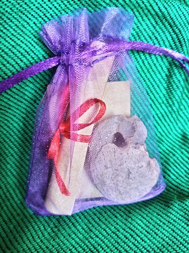 Hag stone with wiccan - with, spell