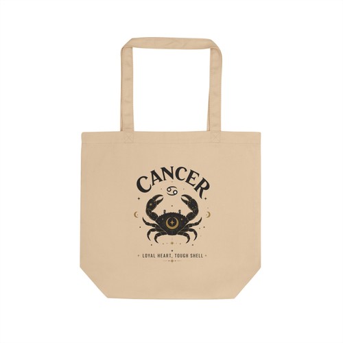 Cancer zodiac tote - zodiac, bag