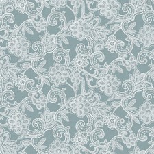 PVC TABLE CLOTH FLEUR LACE BLUE STEEL EFFECT FLOWERS WHITE DUCK EGG WIPE ABLE