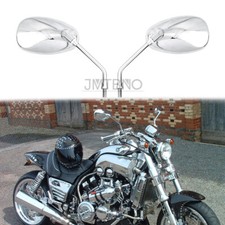 Chrome Motorcycle Rearview Mirrors For Yamaha YZF R1 R6 600 XSR700 XT500 TX750