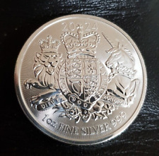 1 New Royal Coat of Arms 2024 1oz  £2 Silver 999 Bullion Coin Royal Mint