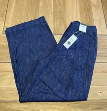 M&S Women’s Blue Linen Blend