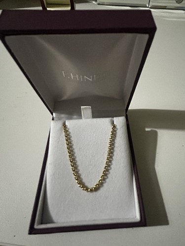 9ct gold solid inch belcher - 20,