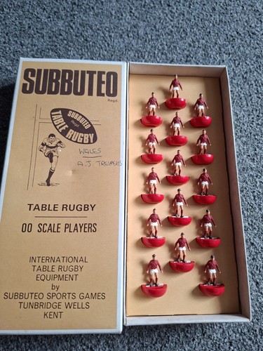 Subbuteo rugby wales - rugby,