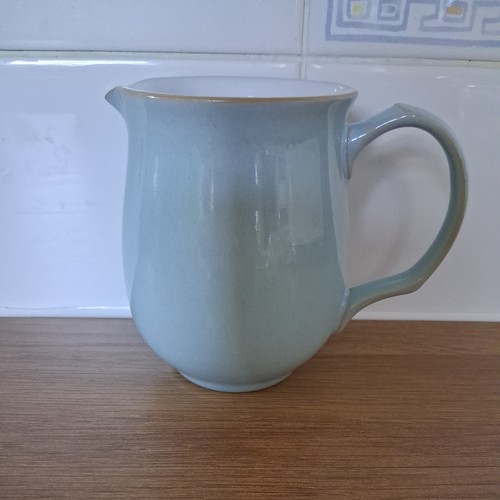 Denby blue linen small jug - linen,