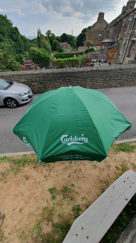 Vintage carlsberg parasol - vintage,