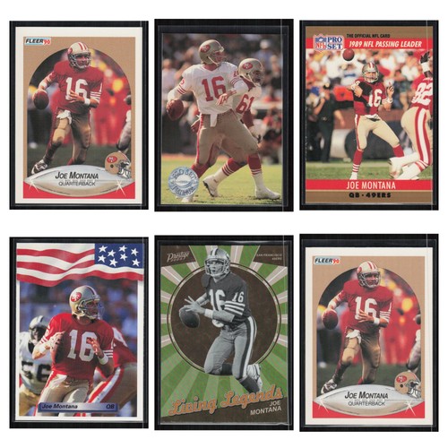 Joe montana card football - card,