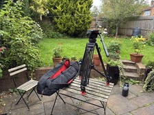 Sachtler Tripod - Video 18 SB Head & ENG 2CF 5386 Legs w/ Mid Spreader 100mm 