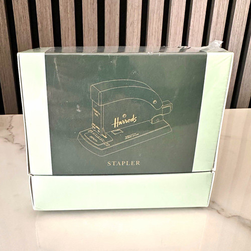 Harrods green desktop stapler - green,