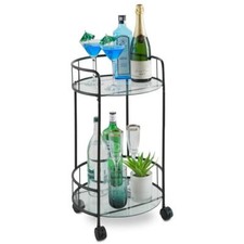 Stylish Black Drinks Trolley