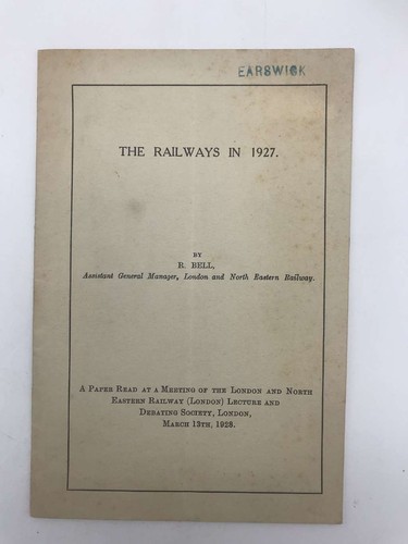 The railways 1927 - railways, 1927,
