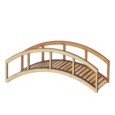 Dolls House Wooden Pond Bridge