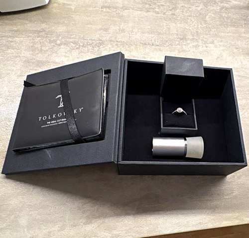 Tolkowsky 18ct white gold - white,