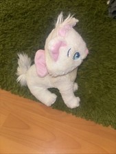 Disney Marie Aristocats White Cat Kitten Soft Plush Stuffed Toy