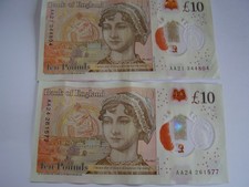 Bank england 10 - 2, £10