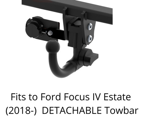 Detachable tow bar - bar, for