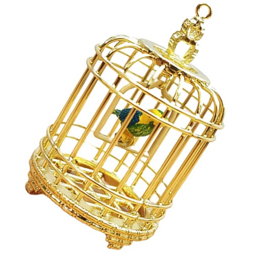 Simulation bird cage decor - bird,