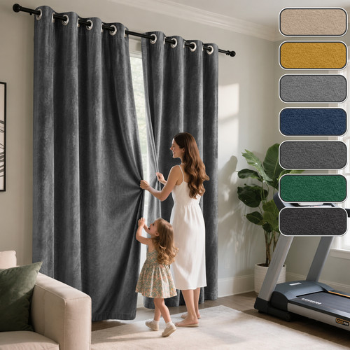 Blackout crushed velvet - blackout,