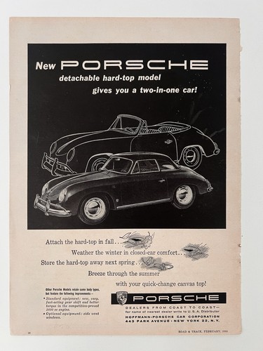 1958 porsche 356 convertible - porsche,