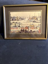 Industrial landscape framed - industrial,