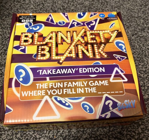 Blankety blank itv show - show, board