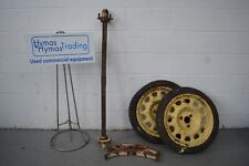 Vintage Horse cart Shepherds hut buggy 55" axle + 20" spoked wheels,