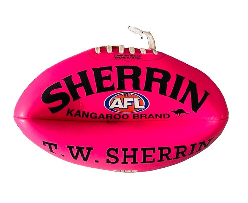 Sherrin afl ball pink - sherrin,