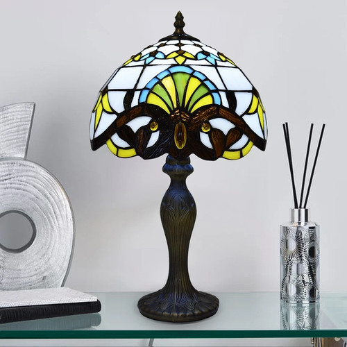 Tiffany style table - tiffany,