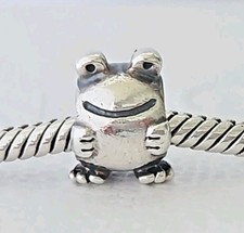 Genuine Pandora Bracelet Charm - Silver Happy Frog Charm 925 ALE