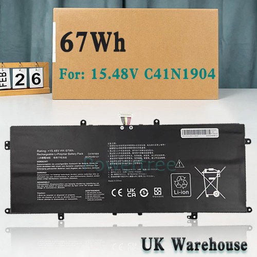 Battery c41n1904 for asus - c41n1904,