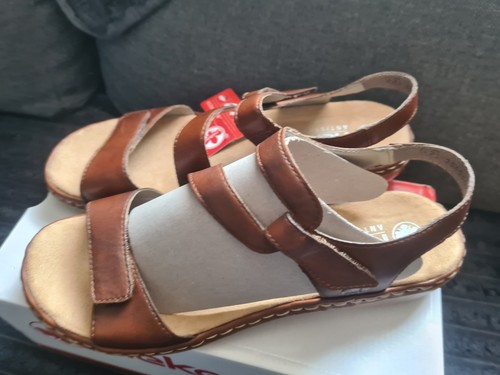 Rieker womens sandals tan - rieker,