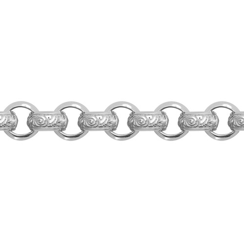 Mens rhodium silver jewelco - mens,