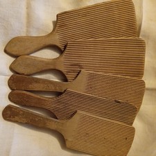 Five Antique Vintage Wooden