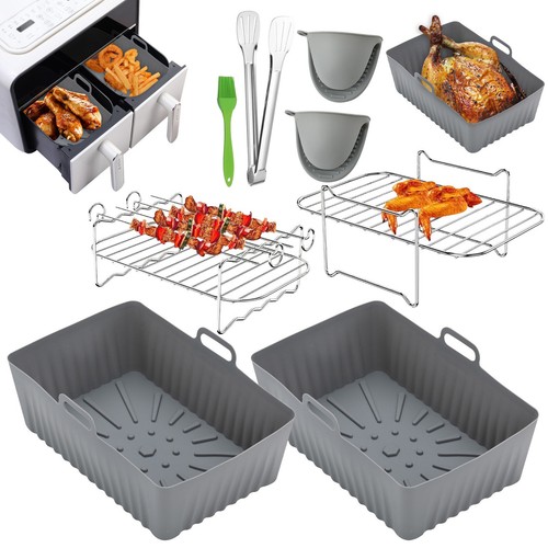 8pcs silicone air fryer liner - 8pcs,
