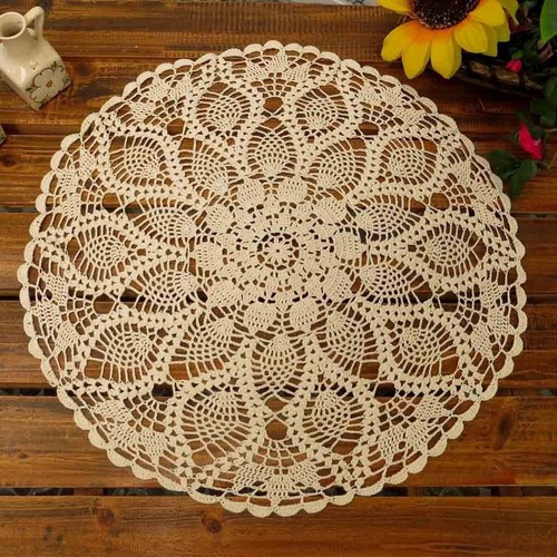 Table placemats crochet - table,