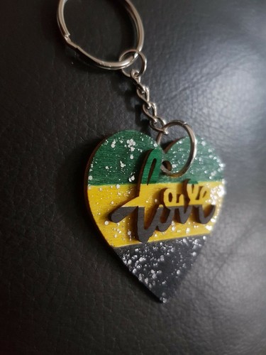 Jamacian keyring with - jamacian,