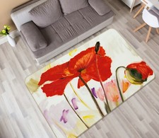 3D Painted Red Poppy NA2560
