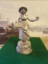 Chas C Stadden Cries Of London Two Bunches A Penny Primroses Pewter Figure