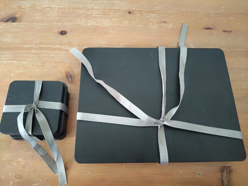 Dunelm black wooden placemats - dunelm,