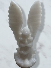 AAA White Jade Praying Angel