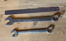 Vintage, Barcalo Buffalo & Vlchek, SAE/AF combination spanners, made in the USA.