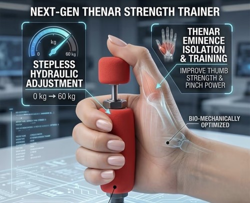 Thumb training pump grip - thumb,