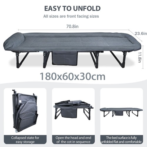 Single foldable folding bed - folding, &
