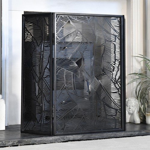 Black tropical palm three fold - palm,