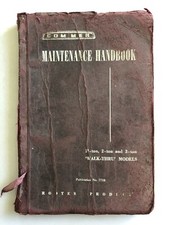 Commer 1.5 2 3 Ton Walk Thru Model Van Truck Chassis Cab Maintenance Handbook