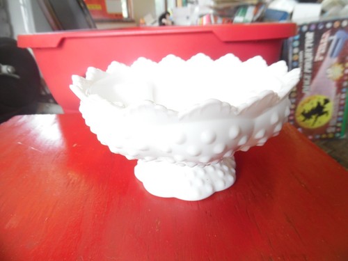 Vintage fenton white milk - fenton,