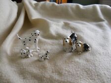 MOTHER & PUPS DALMATION & MOTHER AND PUP BASSET HOUNDS DECORTIVE ORNAMENTS