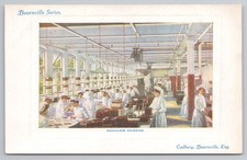 Cadbury's Bournville Chocolate Covering Dept Factory Workers c1920s PC