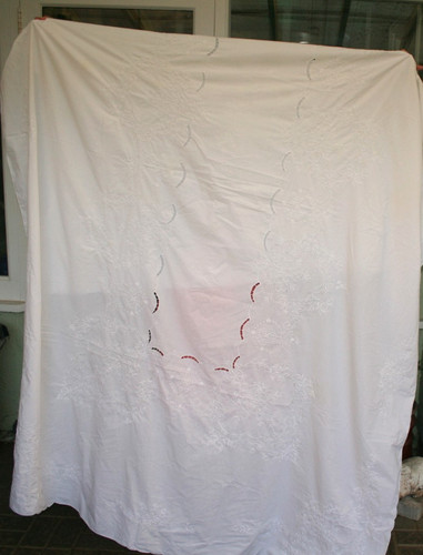 Vintage white embroidered - vintage,